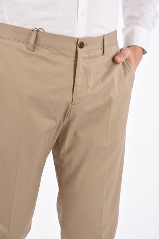 Straight Hem Slim Fit Pants