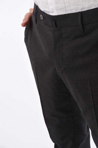 Pantaloni Super Slim Fit ad Orlo Dritto