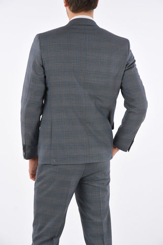 CC COLLECTION virgin wool side vents notch lapel 2-button RIGHT suit drop 7R
