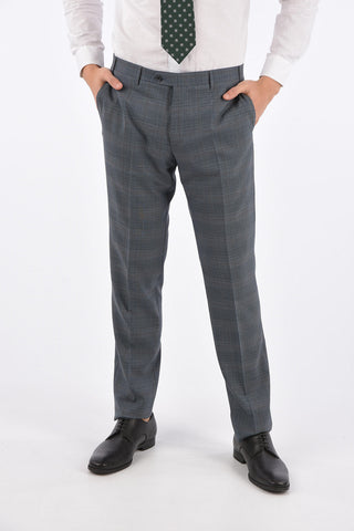 CC COLLECTION virgin wool side vents notch lapel 2-button RIGHT suit drop 7R