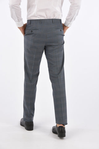 CC COLLECTION virgin wool side vents notch lapel 2-button RIGHT suit drop 7R
