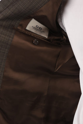 CC COLLECTION check side vents notch lapel 2-button RIGHT suit drop 7R