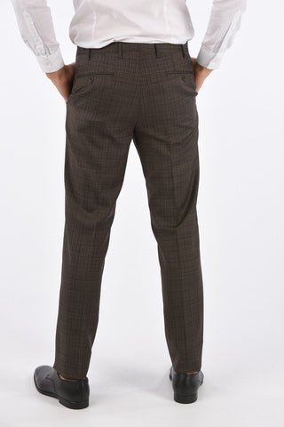 CC COLLECTION check side vents notch lapel 2-button RIGHT suit drop 7R