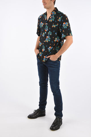 Camicia Stampata a Maniche Corte