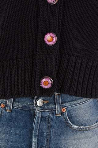 Cardigan Crop in Cotone