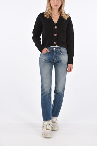 Cardigan Crop in Cotone