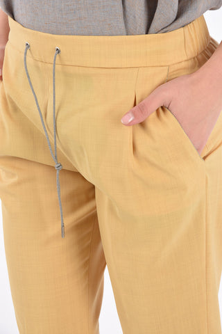 Merino Wool SPELLO Pants with Jewel Profiles