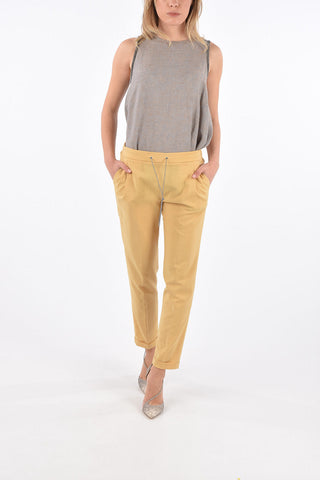 Merino Wool SPELLO Pants with Jewel Profiles