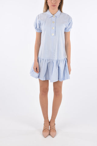 short sleeve above knee shirtdress