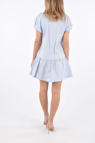 short sleeve above knee shirtdress