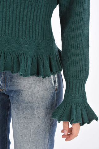 crew-neck ribbed sweater