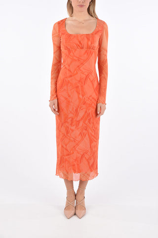 long sleeve maxi sheath dress