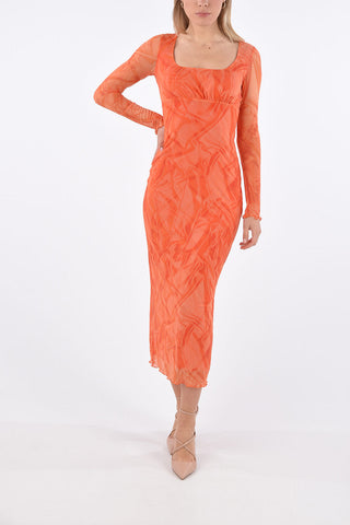 long sleeve maxi sheath dress