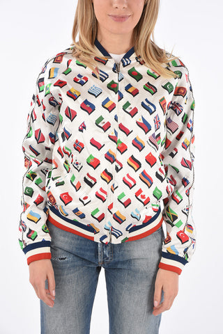 Silk Printed Reversible Bomber