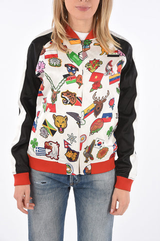 Silk Printed Reversible Bomber