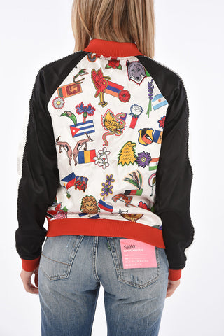 Silk Printed Reversible Bomber