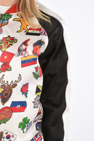 Silk Printed Reversible Bomber