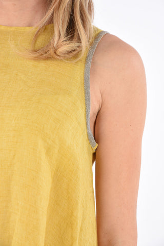 Sleveless Asymmetrical Blouse