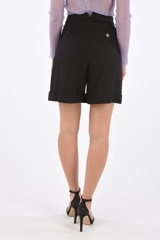 double pleat shorts