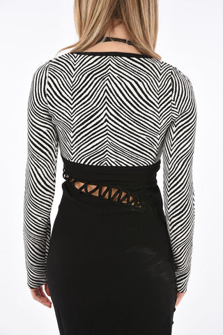 Zebra Print Reversible Shrug