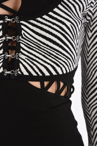 Zebra Print Reversible Shrug