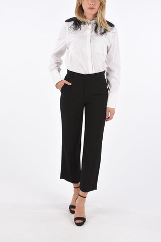 Mid Rise VIAHN Cropped Pants