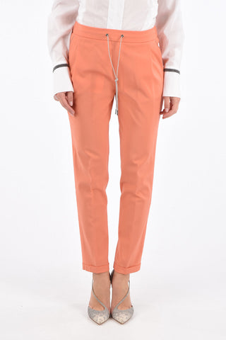 Pantaloni In Lana Merino SPELLO con Dettagli Gioiello
