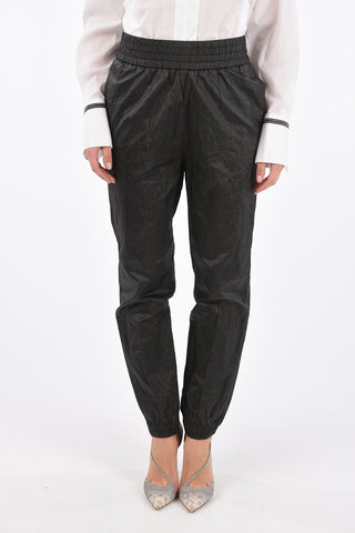 Coated Textile Joggers