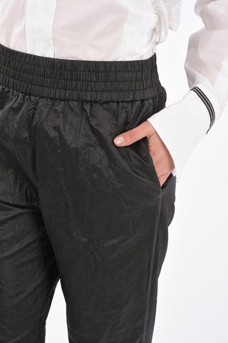Coated Textile Joggers