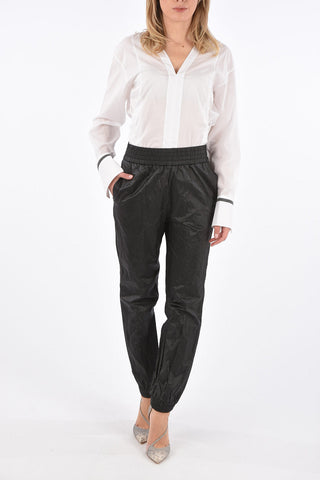 Coated Textile Joggers