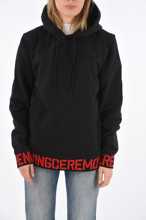 Embroidered Logo Hoodie Sweatshirt