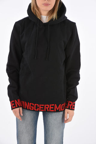 Embroidered Logo Hoodie Sweatshirt