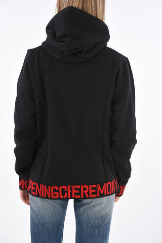 Embroidered Logo Hoodie Sweatshirt