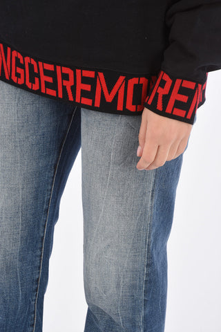 Embroidered Logo Hoodie Sweatshirt