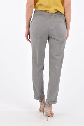Merino Wool SPELLO Pants with Jewel Profiles