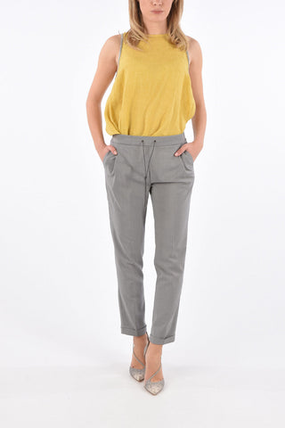 Merino Wool SPELLO Pants with Jewel Profiles
