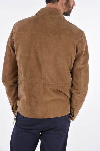 Giubbotto 4 Tasche in Suede