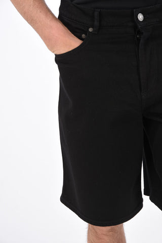 5 Pocket Shorts with Side Monogram Band