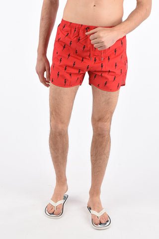 Printed Thunderbolt Swim Shorts