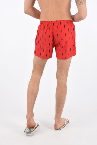 Printed Thunderbolt Swim Shorts