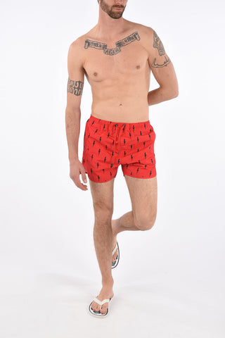 Printed Thunderbolt Swim Shorts