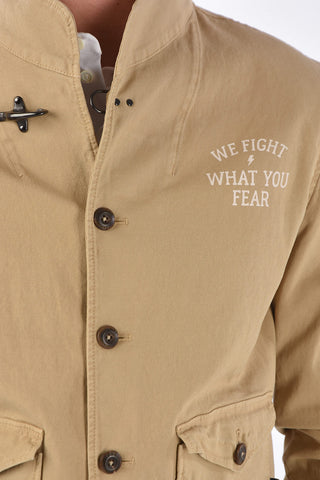 ARCHIVE Giubbotto WE FIGHT con Tasche a Toppa