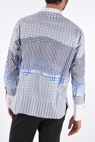PAUL&SHARK Checked Distressed Oversized Shirt