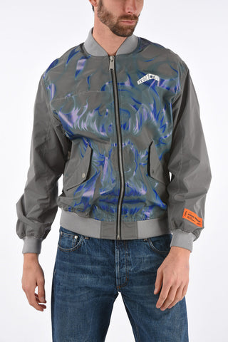 Zipped SKULL REFLECTIVE Bomber