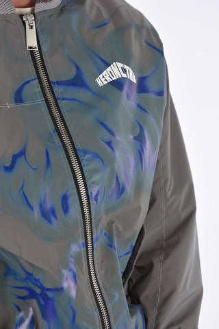 Zipped SKULL REFLECTIVE Bomber