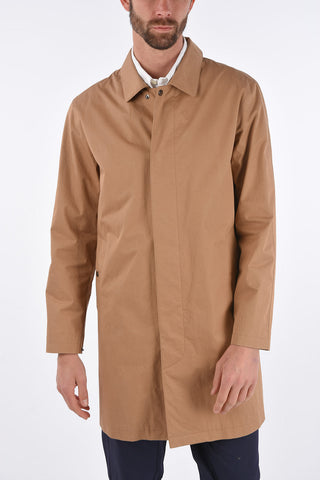 ZZEGNA Hidden Snap Button Parka 