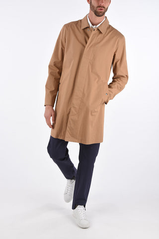 ZZEGNA Hidden Snap Button Parka 