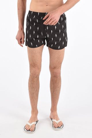 Costume da Bagno Boxer Stampa Fulmini
