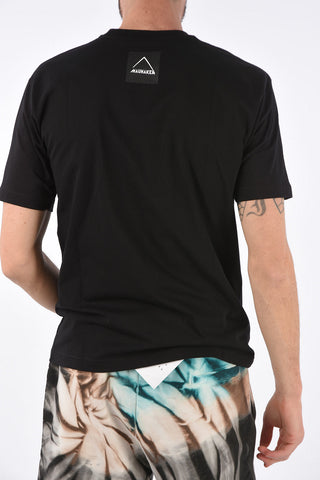 Printed SPRAY STAR SYSTEM Crew-Neck T-Shirt