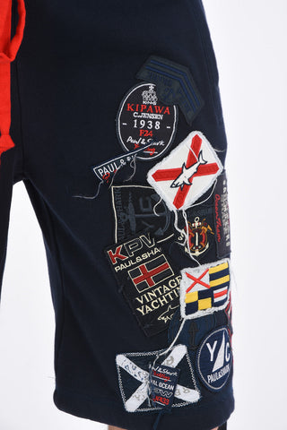 PAUL&SHARK Shorts in in Felpa con Applicazioni